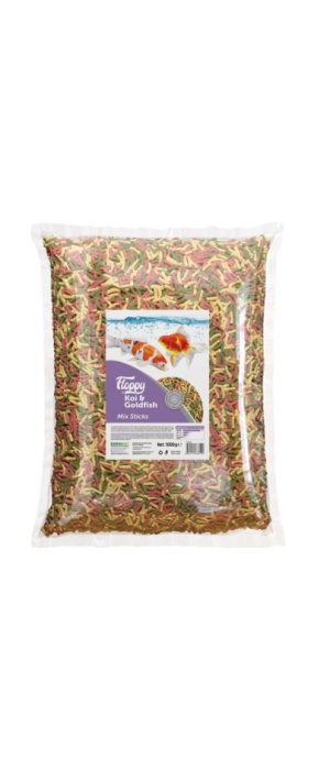 FLP038-FLOPPY GOLDFISH MIX STICKS 1KG